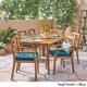 Llano Outdoor 7 Piece Acacia Dining Set by Christopher Knight Home - Thumbnail 1