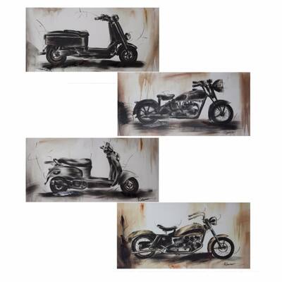 Classic Pencil Painting,Brown,Assortment Of 2