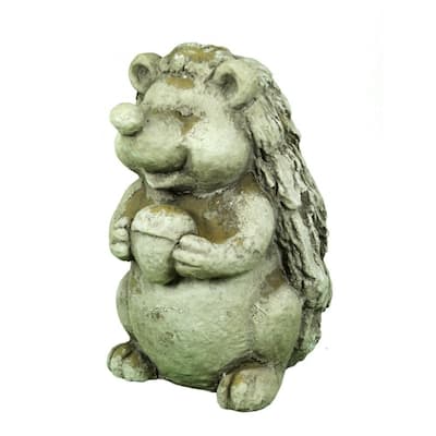 Dapper PORCUPINE FIGURINE, Ivory
