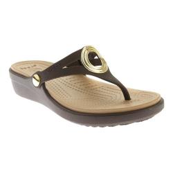 women's sanrah beveled circle wedge flip