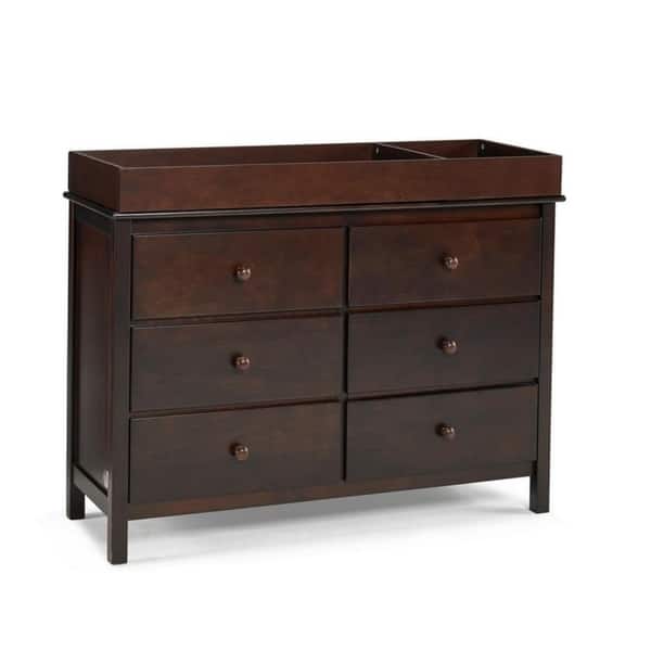 Shop Double Dresser Espresso Free Shipping Today Overstock