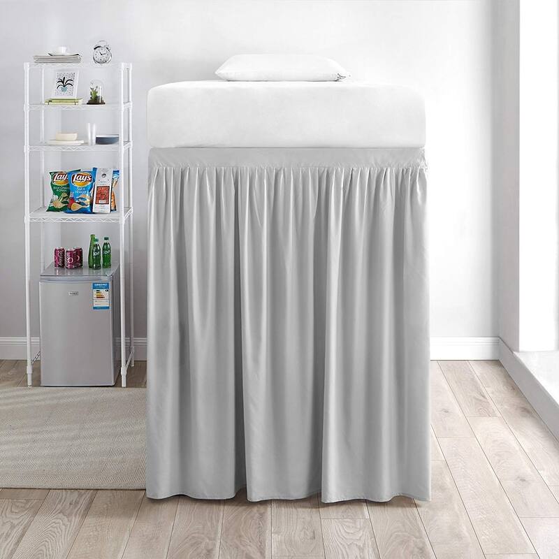 Extended Twin XL 60-inch Drop 3 Panel Bed Skirt