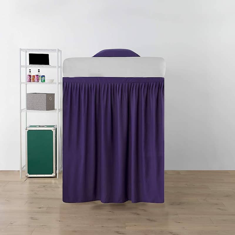 Extended Twin XL 60-inch Drop 3 Panel Bed Skirt