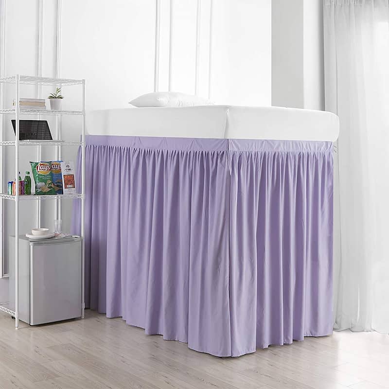 Extended Twin XL 60-inch Drop 3 Panel Bed Skirt