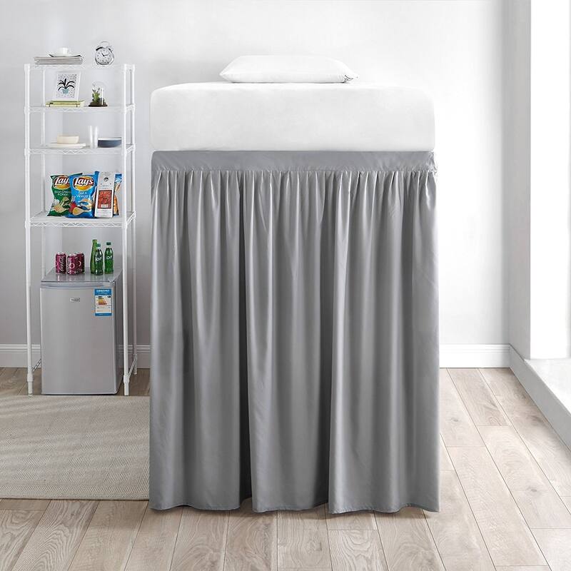 Extended Twin XL 60-inch Drop 3 Panel Bed Skirt