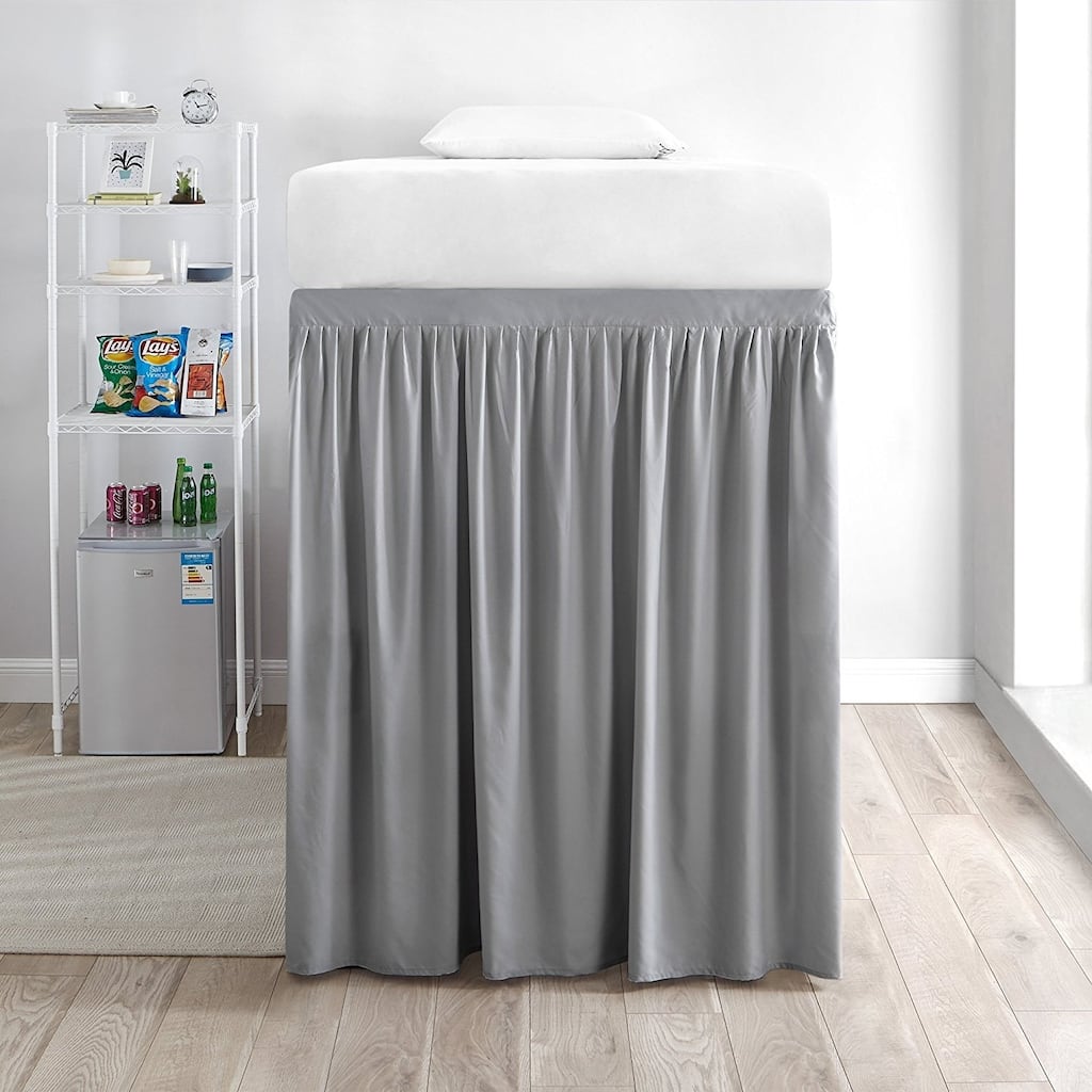 Extended Twin XL 60-inch Drop 3 Panel Bed Skirt