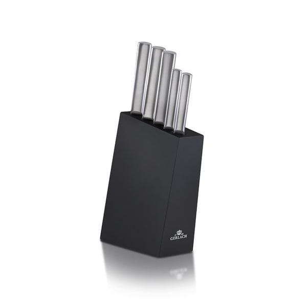 983M Ambiente Steel Knives in black block