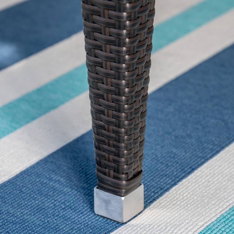 Calayan Outdoor 9 Piece Wicker Dining Set by Christopher Knight Home