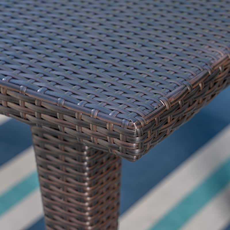 Calayan Outdoor 9 Piece Wicker Dining Set by Christopher Knight Home