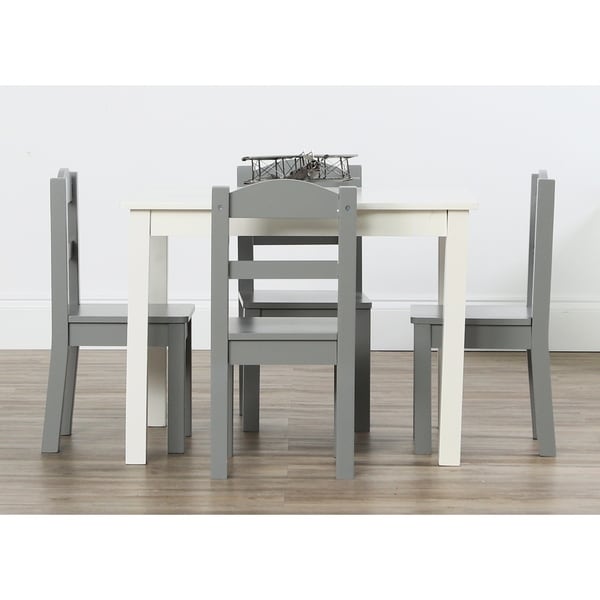 childrens grey table and chair set