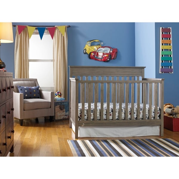 Fisher Price Newbury Convertible Crib Vintage Grey