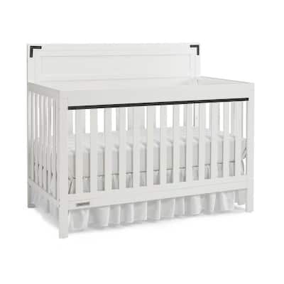 Fisher Price Paxton 4-in-1 Convertible Crib, Snow White