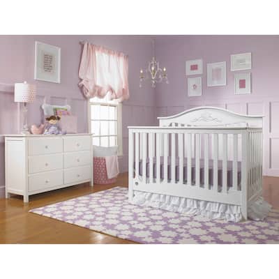 Fisher Price Mia Convertible Crib, Snow White