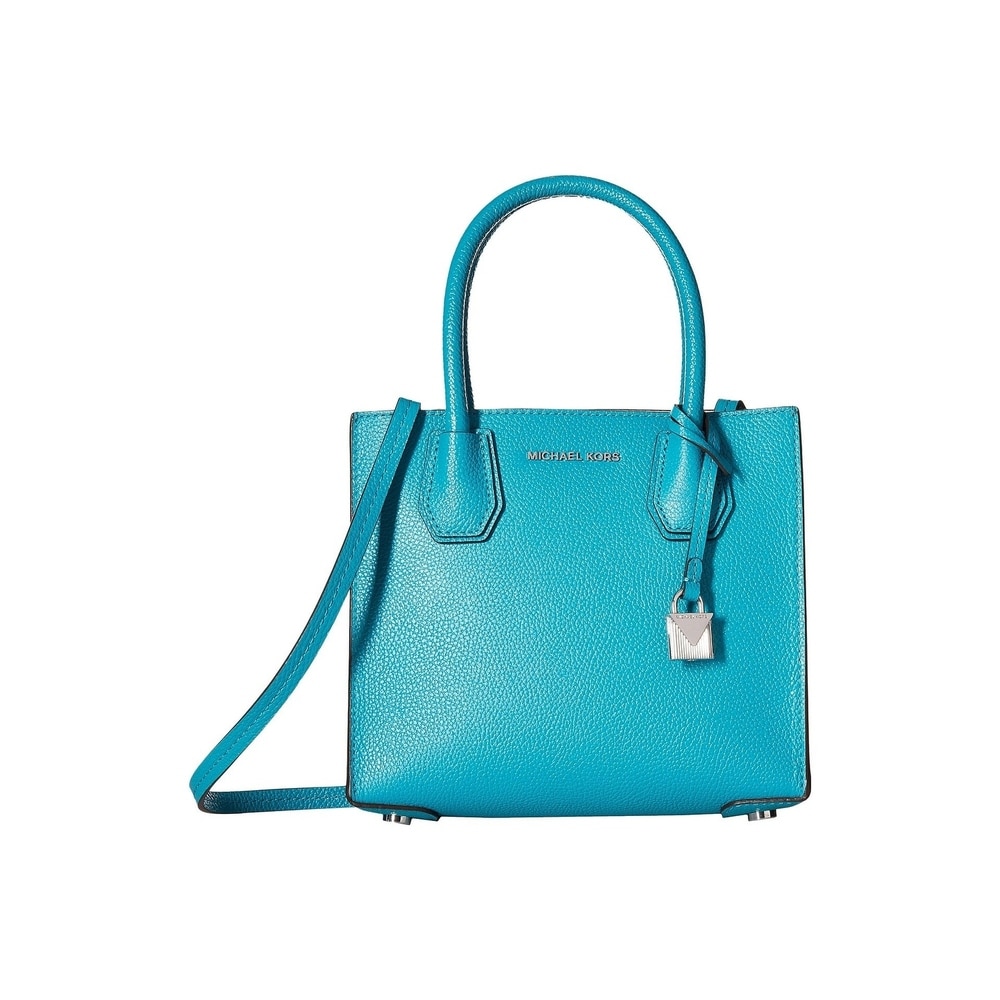 mk blue handbag