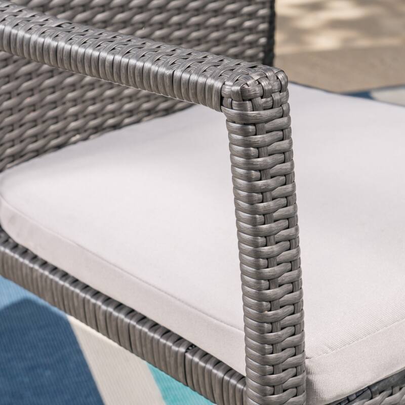 Westley Outdoor 7 Piece Wicker Dining Set by Christopher Knight Home