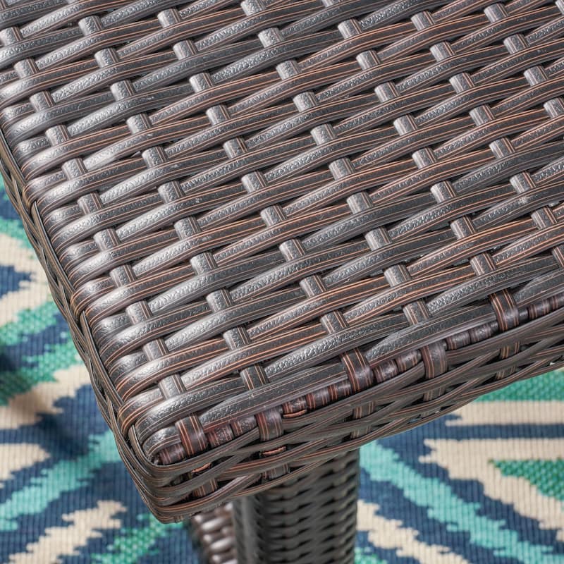 Westley Outdoor 7 Piece Wicker Dining Set by Christopher Knight Home