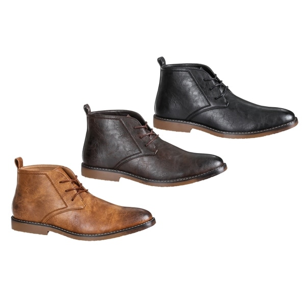 Lace-Up Chukka Boots - Overstock 