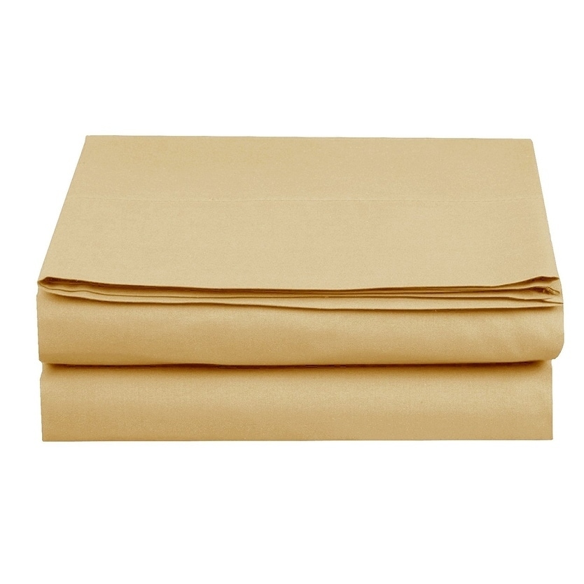 Swift Home Double Brushed Extra Soft Microfiber Single Flat Sheet