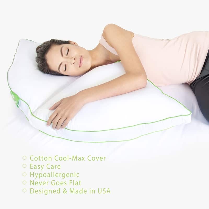 Sleep Yoga Side Sleeper Pillow, White