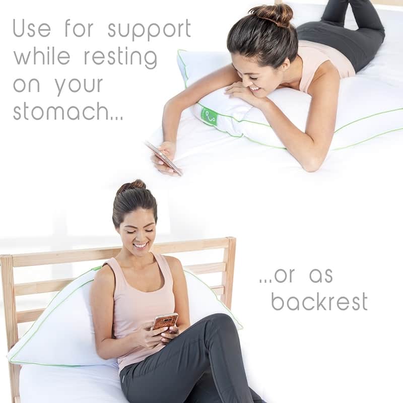 Sleep Yoga Side Sleeper Pillow, White