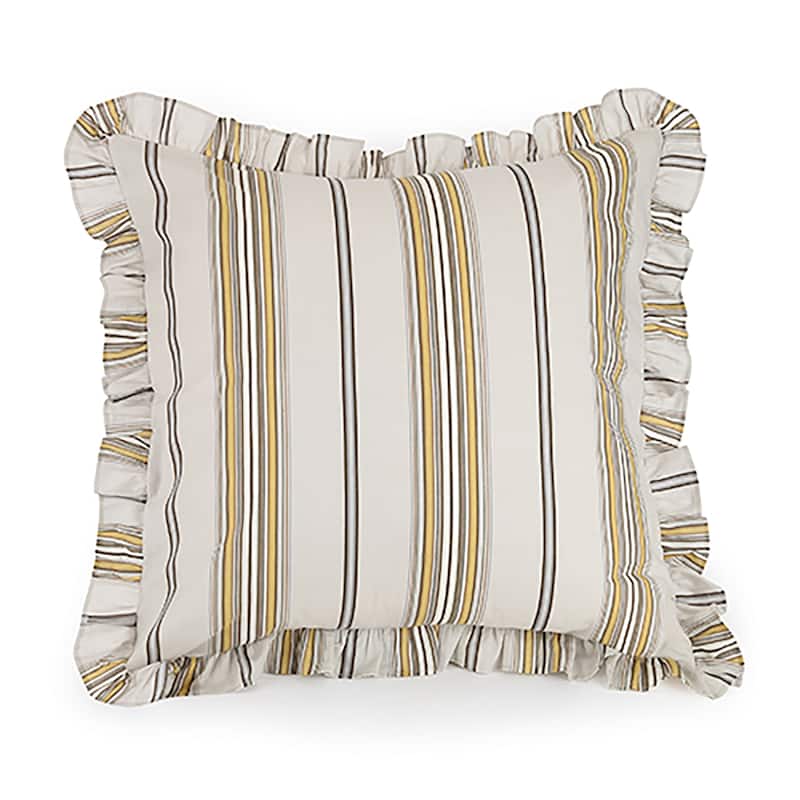 Terrace Garden Euro Sham by Laurel and Mayfair