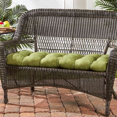 Driftwood 44-inch Outdoor Green Swing/ Bench Cushion by Havenside Home - 17w x 44l