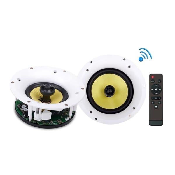 Shop Pyle Pdicwifib62 Home In Wall In Ceiling Speakers With Built