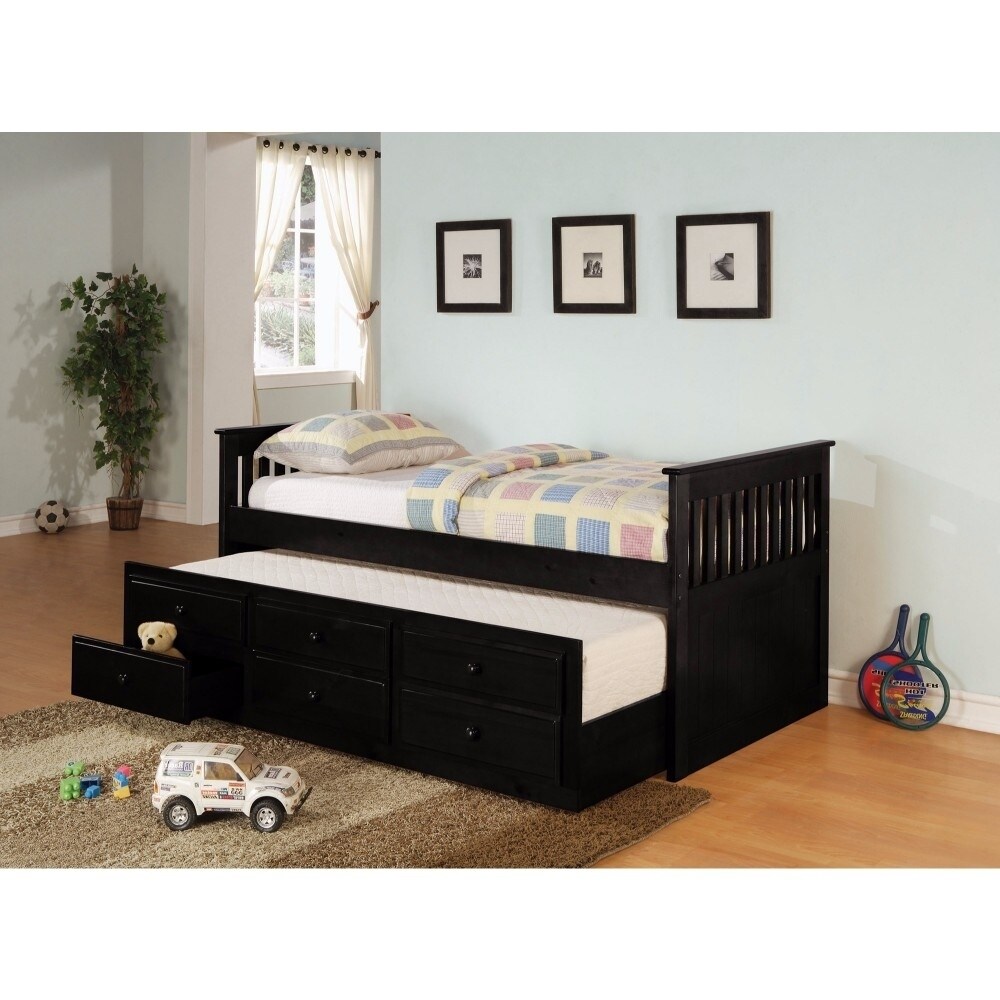 Shop Sophisticated Daybed Bed With Trundle And Storage Drawers