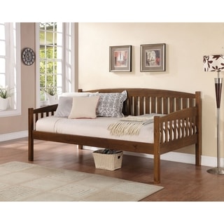 Elegant Wooden Daybed, Antique Oak Brown - On Sale - Bed Bath & Beyond ...