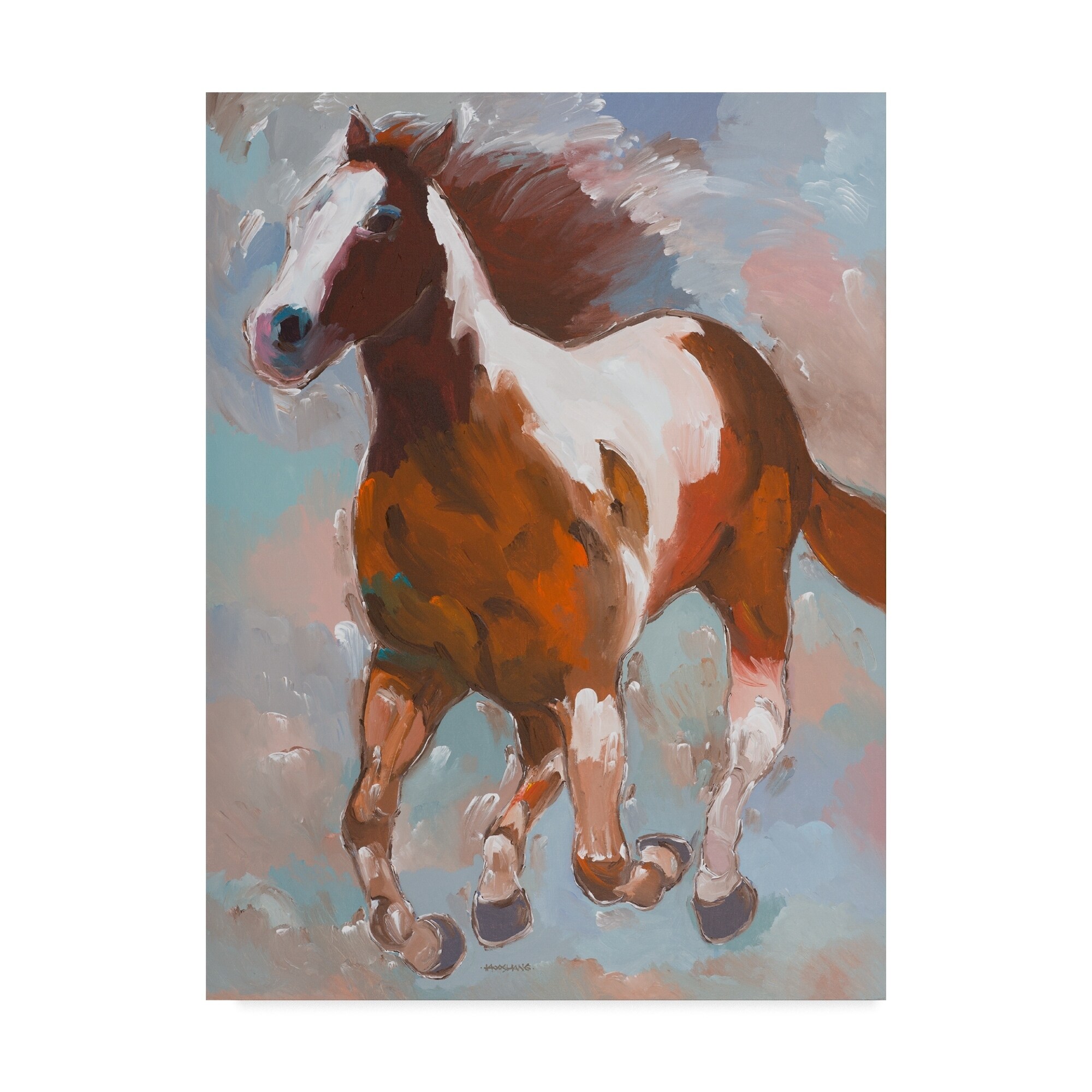Shop Hooshang Khorasani Painted Horse 2 Canvas Art Multi Color