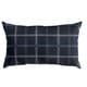 Shop Sunbrella Blue Tartan Plaid Indoor/ Outdoor XL Lumbar Pillow - 16 ...
