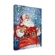 Hal Frenck 'Jolly Santa' Canvas Art - Multi-color - Overstock - 21815257