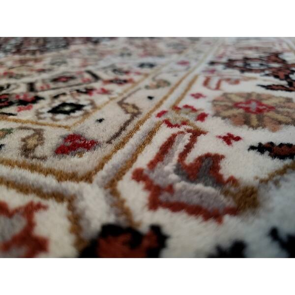 slide 1 of 6, FineRugCollection Hand Made Fine Tabriz with Silk Oriental Runner - 2'10" x 13'6"