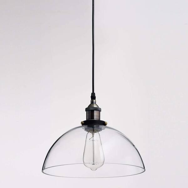 Shop Industrial Clear Glass Shade Kitchen Island Pendant Lighting