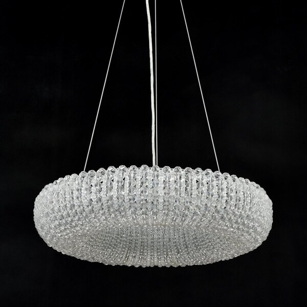 Crystal Halo Chandelier Modern Contemporary Lighting