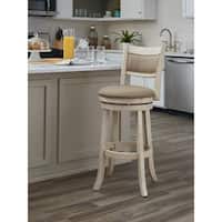 The Gray Barn McNiven 30-inch Swivel Stool with Solid Back
