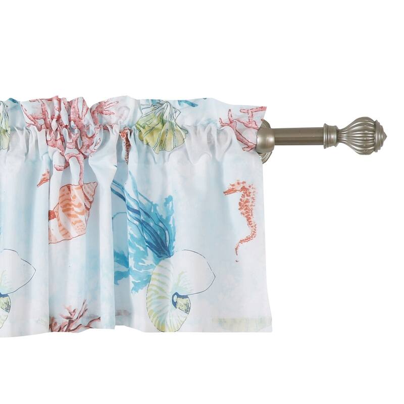 Barefoot Bungalow Sarasota Coastal Window Valance