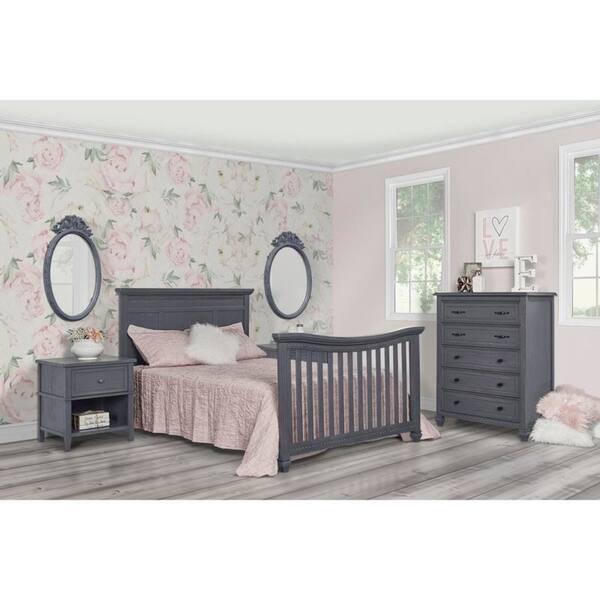 Shop Evolur Madison 5 In 1 Flat Top Convertible Crib Weathered