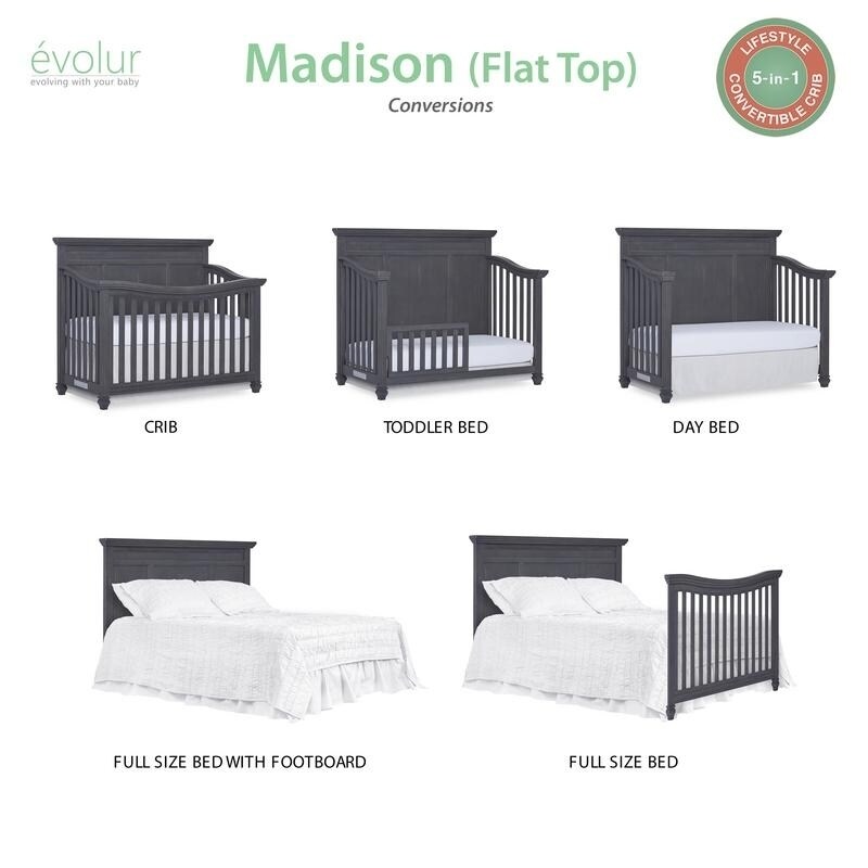 evolur madison weathered grey