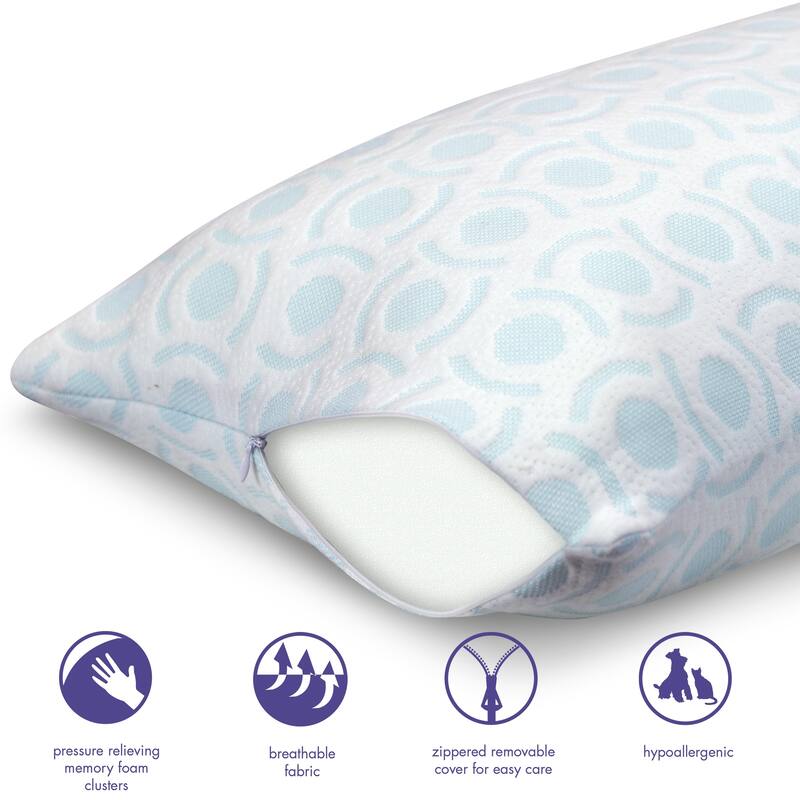 Loftworks Big and Soft Extra Long Memory Foam Body Pillow