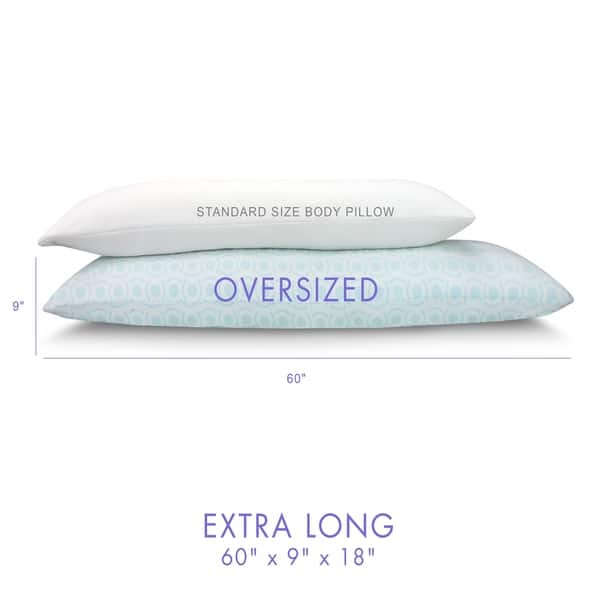 Milliard Body Pillow With Shredded Memory Foam Long Pillow With Ultra Soft Removable Bamboo Cover Amazon Ca Home Kitchen