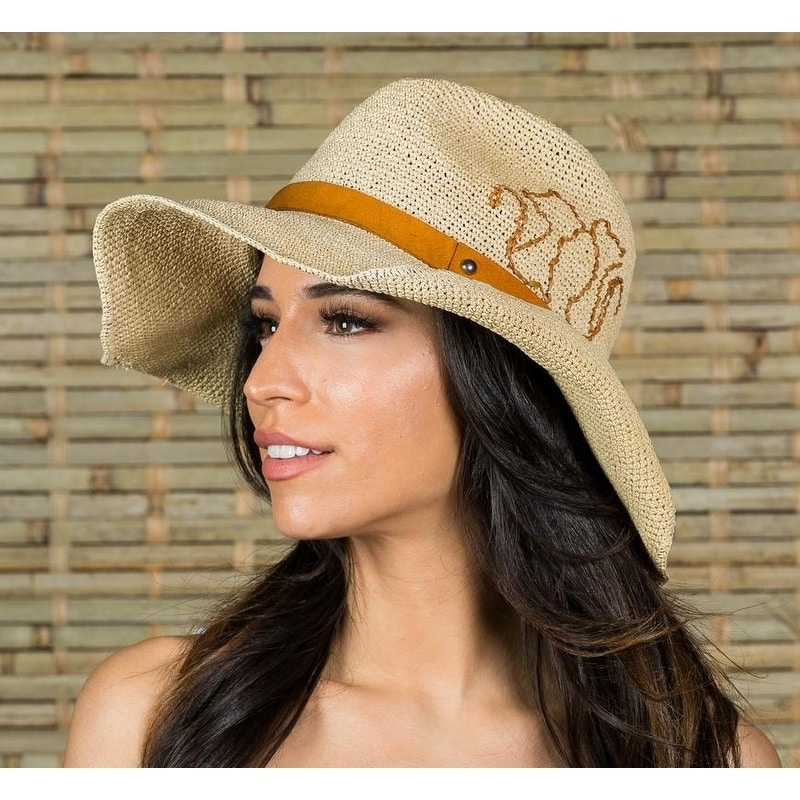 womens fedora hats natural