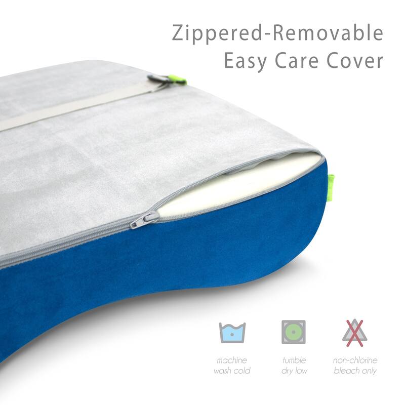 Sleep Yoga GO Memory Foam Oversized Seat Cushion with contour design, firm support to help improve posture