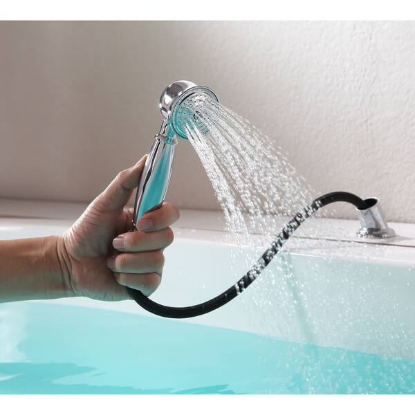 Shop Anzzi Patriarch 2 Handle Roman Tub Faucet With Hand Sprayer
