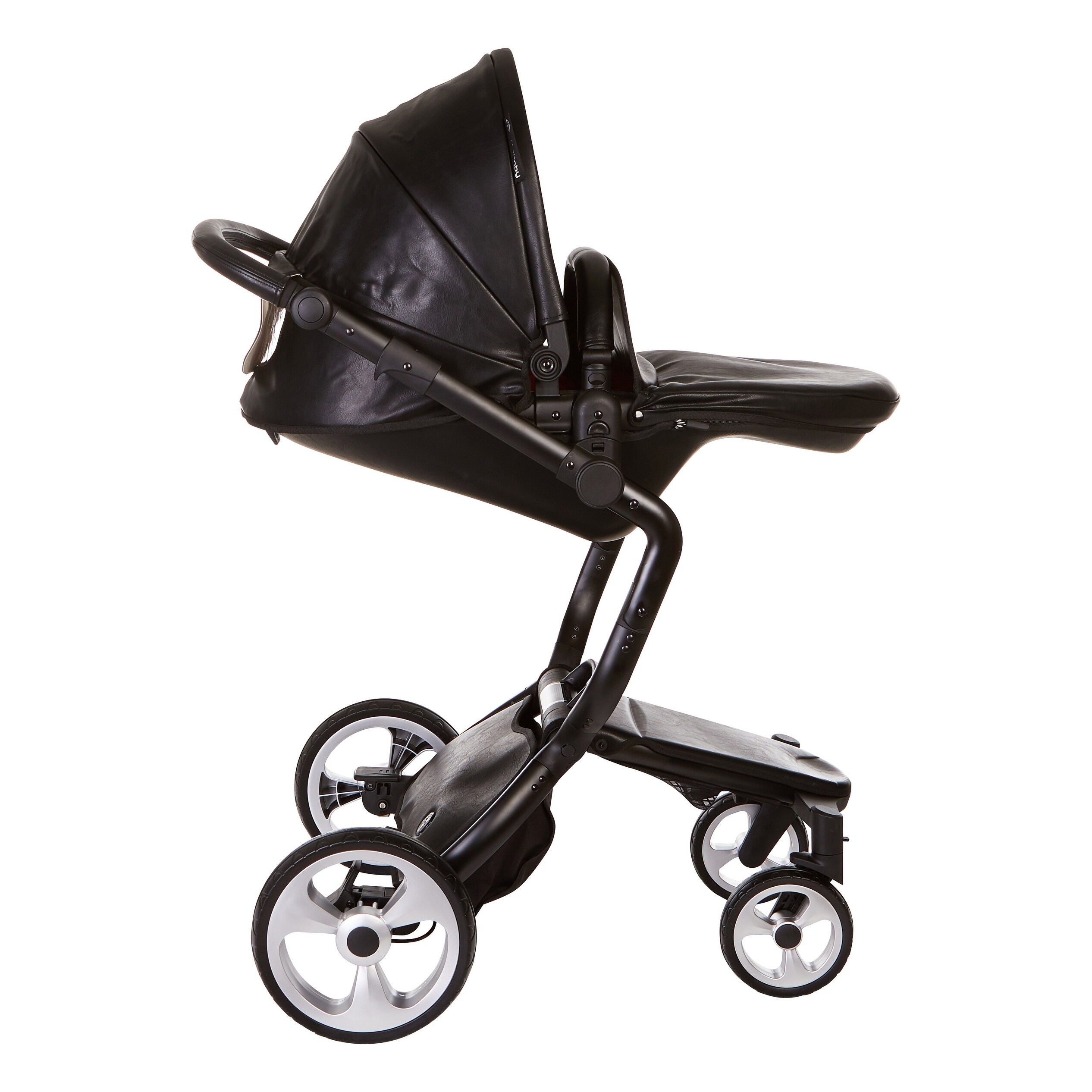 leatherette stroller