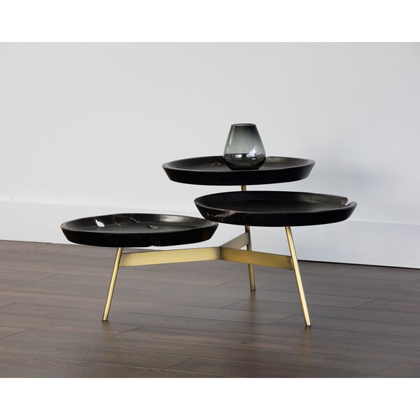 Artezia Montoya Black Round Coffee Table On Artezia Montoya Black Round Coffee Table On