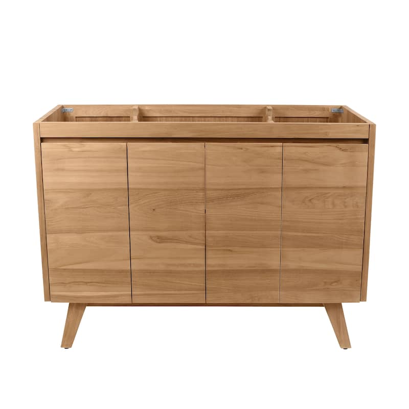 Avanity Coventry Mid-century 48-inch Vanity - Natural Teak