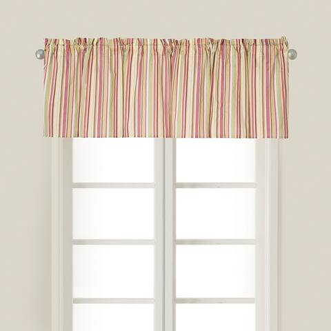 Camelia Window Curtain Valance Set of 2 - 15.5 x 72