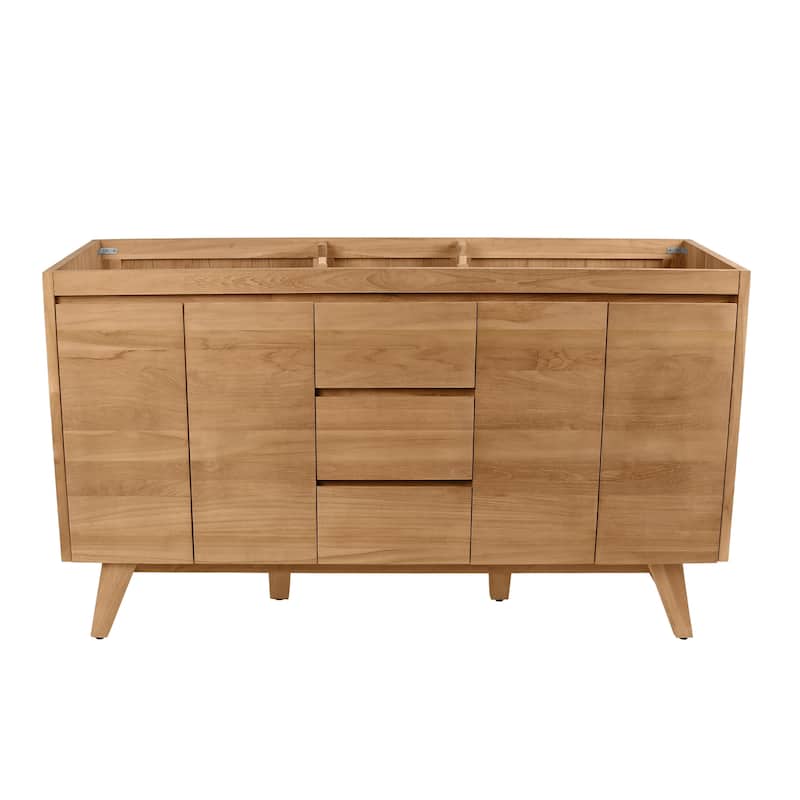 Avanity Coventry 60 in. Vanity Only in Natural or Gray Teak - Natural Teak