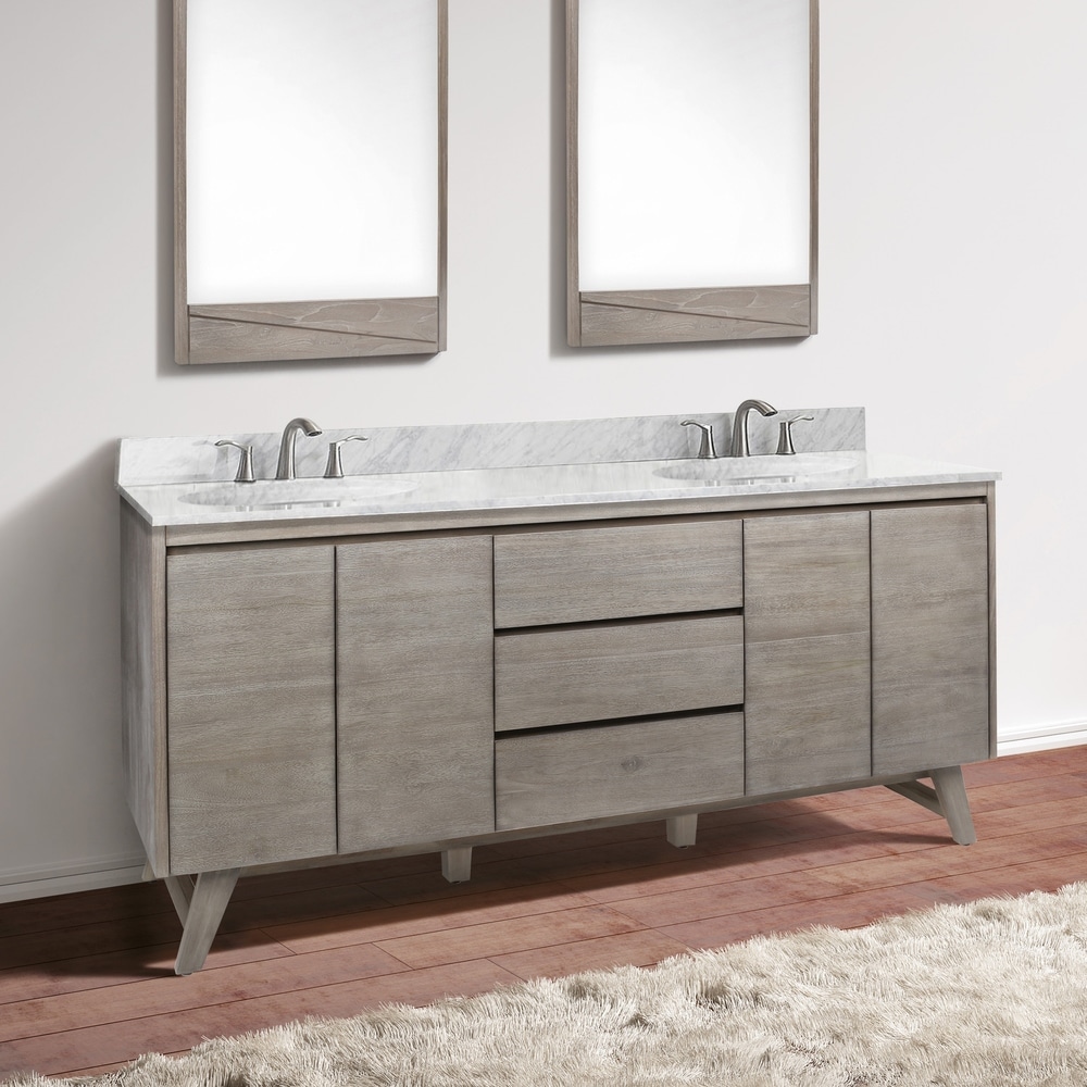 Avanity Coventry 72 Inch Teak Vanity Gray Teak